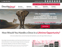 Tablet Screenshot of directivegroup.com